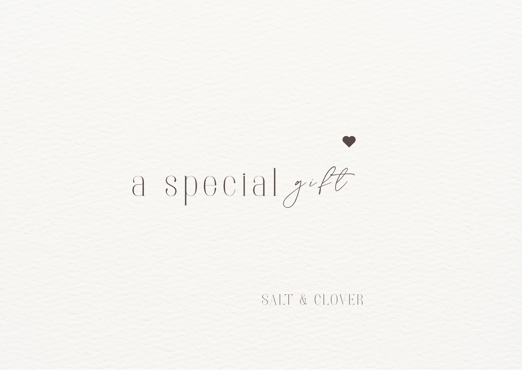 Salt & Clover Gift Card